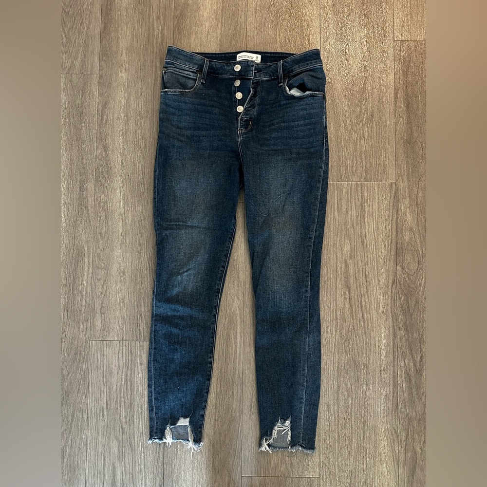 Abercrombie & Fitch Dark Blue Skinny Jeans